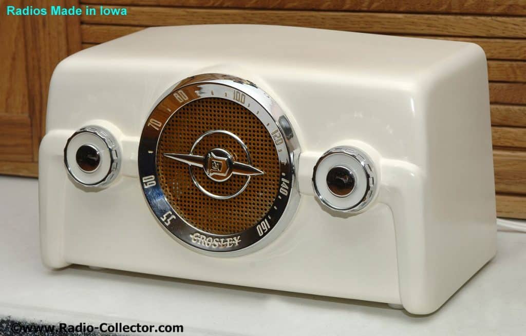 Crosley model 10-140, Radio made in Iowa