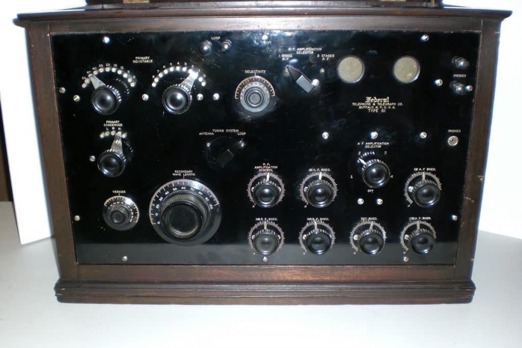 Federal Type 61 Federal's high end receiver of the early 20's