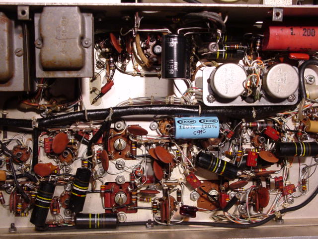 Collins Radio 75A4 Under-chassis View