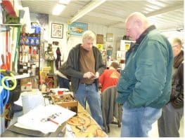 Rob Tracy and Craig Huseboe ponder the Harmon Kardon