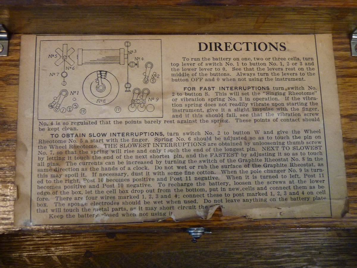 Quack medical device label view IARCHS Radio Collector Club