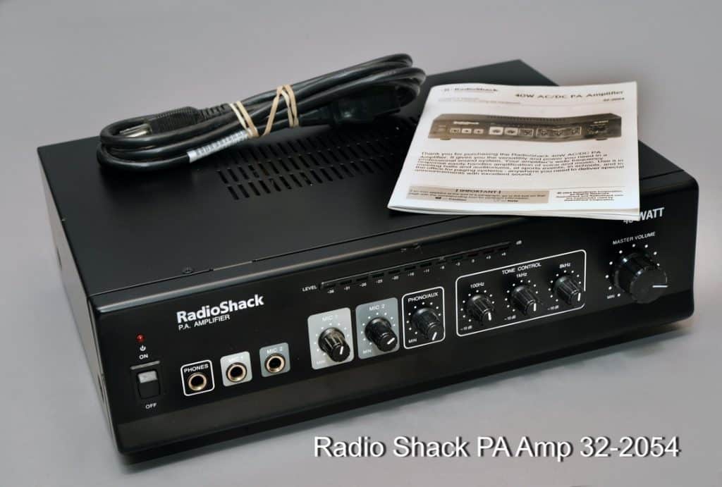 Radio Shack PA Amp model 322054 IARCHS Radio Collector Club