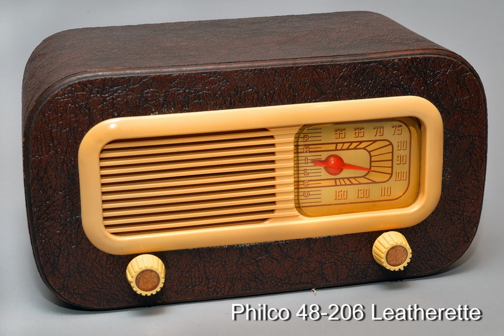 Philco model 48-206 Leatherette