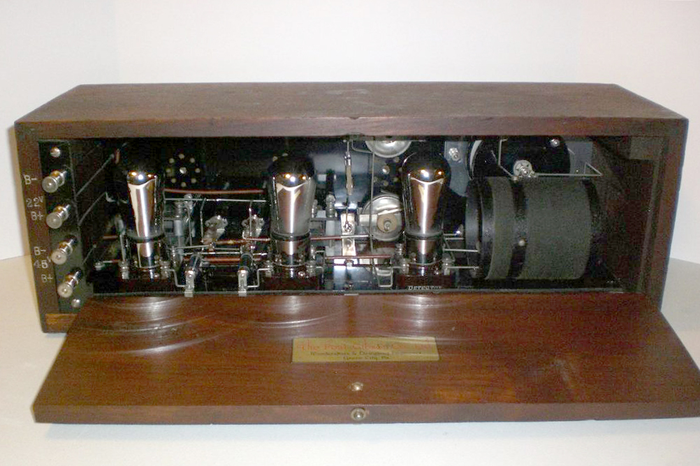 Rarely seen Pennsylvania Wireless model GT-2 rear view