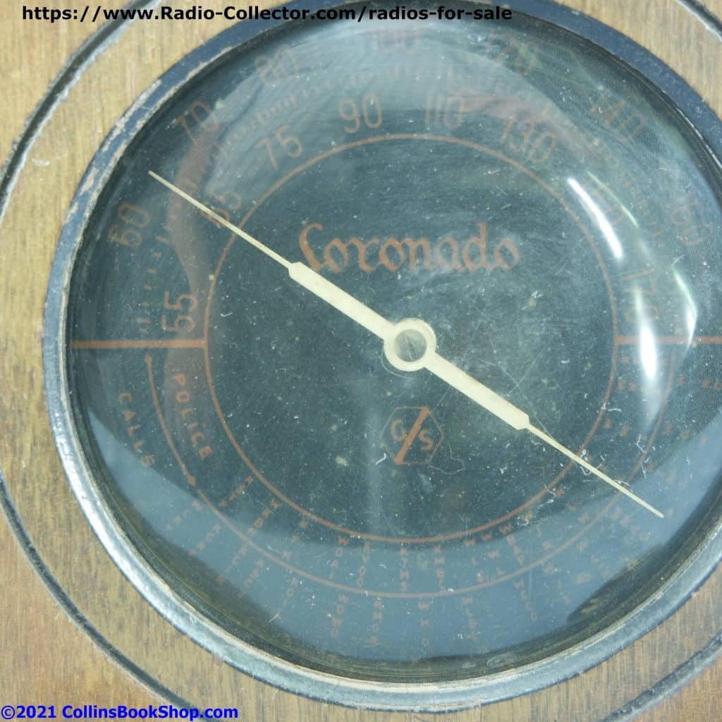 Coronado-650-battery-table-radio-dial