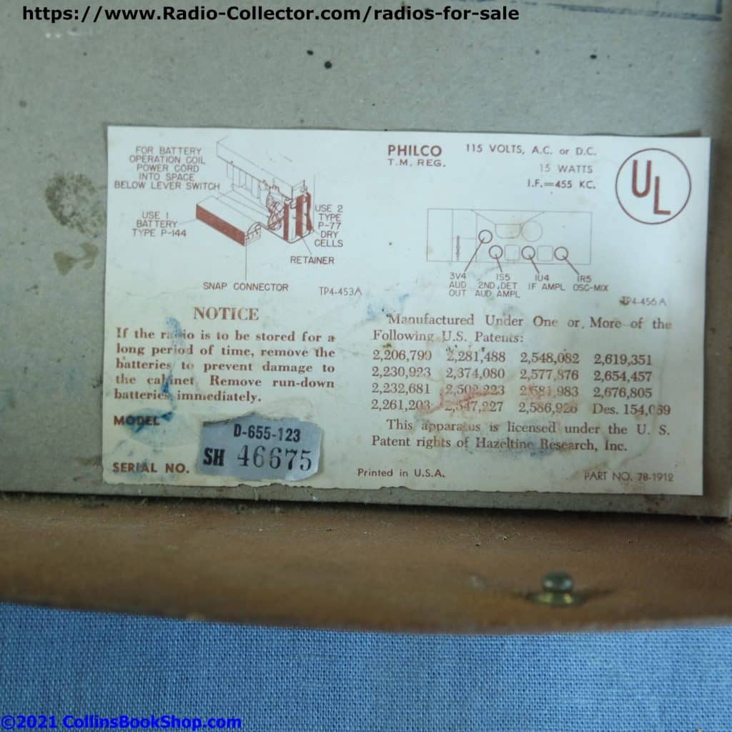 philco-sportster-E-675-AC-DC-portable-Tube-Radio-diagram