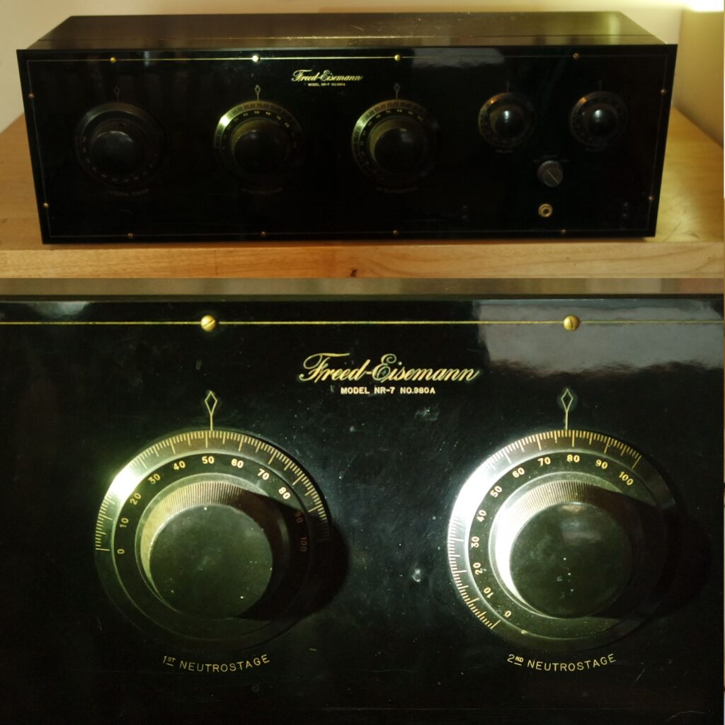 Freed-Eisemann-NR-7-NO-980A-Neutrostage-Radio-front