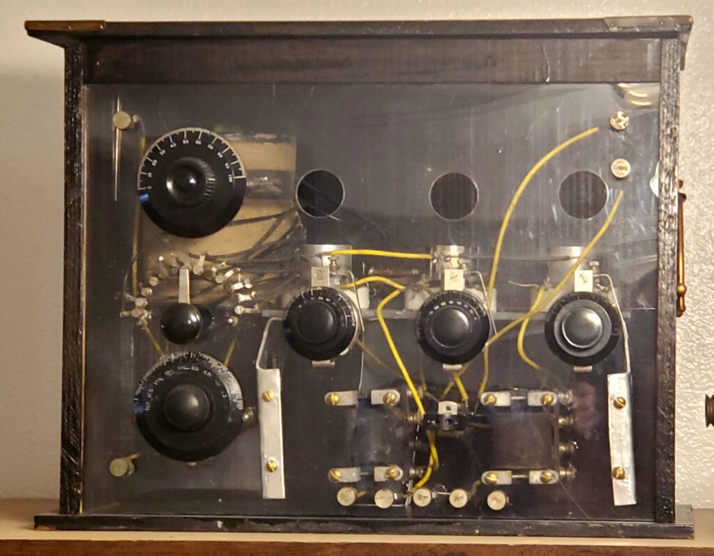 Home Made , Clear Front,Antique Radio