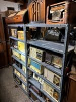 top shelf wooden radios